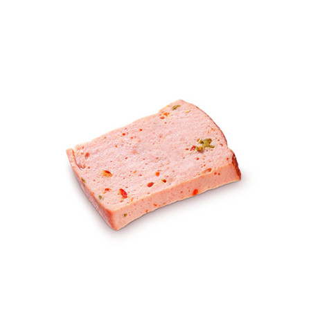 Gemüse-Fleischkäse, in Tranchen