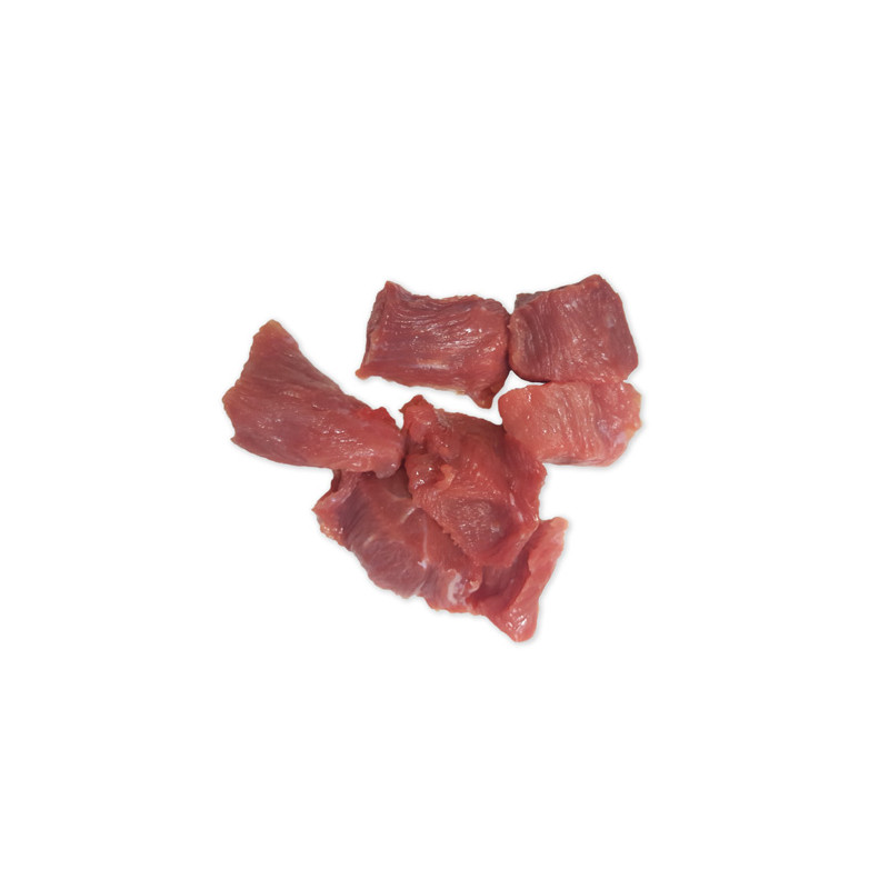 Veal ragout, diced small