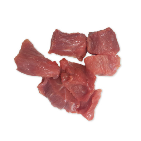 Kalbs-Voressen, kleine Würfel