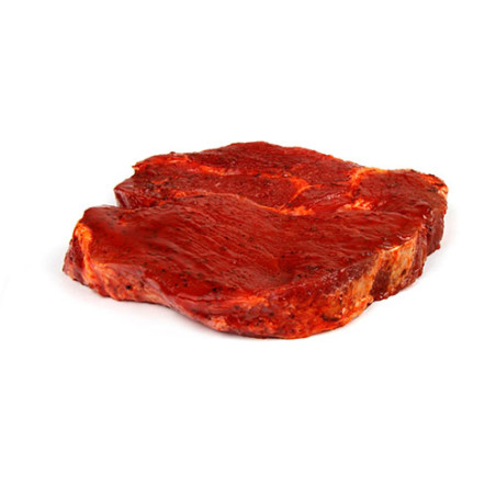 Steak de bœuf,  mariné