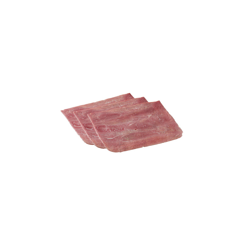 Cured meat, thinly sliced