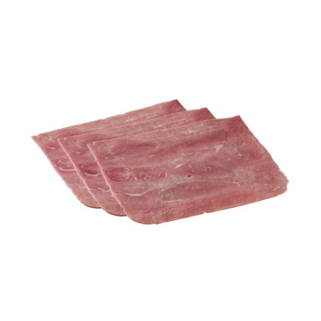 Pökelfleisch, geschnitten