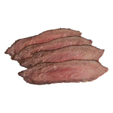 Grilled roast beef, finely sliced
